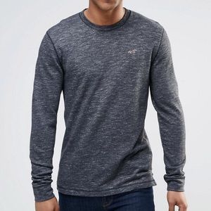 Hollister charcoal grey long sleeve